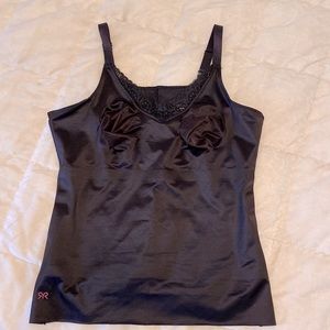 Ruby Ribbon Diva Lace Cami size 42 black style #1810